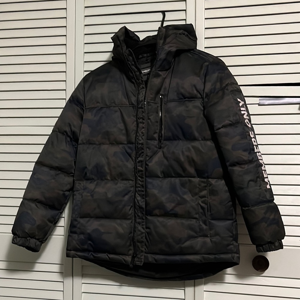 Members Only 10-12 camo winter jacket